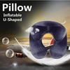 Portable Double Humps Inflatable Travel Pillows Outdoor Travel Sleeping Cushion Supplies
