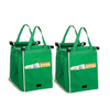 Portable Green Supermarket Shopping Storage Bag Trolley Bag