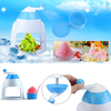 Portable Hand Crank Manual Ice Crusher Shaver Shredding Snow Cone Maker Machine Kitchen Appliance