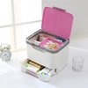 Portable Multi-function Compartments Medicine Box Cosmetic Box Pill Home Organizer