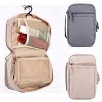Portable Nylon Cosmetic Bag Wash Bags Makeup Storage Hanging Case