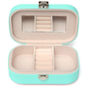 Portable Printing Jewelry PU Storage Box With Mirror
