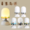 Portable USB Rechargeable LED Night Light Hanging Stand Table Vibration Sensor Lamp