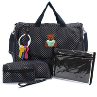 Portable Waterproof Baby Changing Diaper Nappy Mummy Bag Bottle Holder Handbag