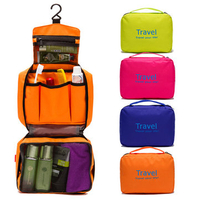 Portable Waterproof Travel Bag Hanging Cosmetic Mackup Holder Organizer Folding Storage Container