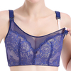 Postpartum Breast Feeding Wireless Anti Sangging Embroidery Mesh Bras