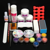 Powder Liquid Glitter Strip Nail Art UV Gel Tips Set
