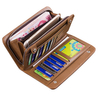 Practical 3-in-1 Wallet Bag 13 Card Slots Card Holder PU Leather Big Capacity Phone Bag