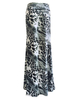 Printed High Waist Package Hip Loose Hem Women Skirts
