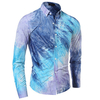 Printing Casual Slim Fit Long Sleeves Dress Shirt