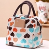 Printing Handbag Waterproof Canvas Bag Lunch Box Canvas Storage Containers