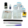 Professional Acrylic UV Gel French Nail Art False Tips Top Coat File DIY Manicure Kit Set