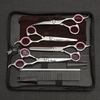 Professional Hair Cutting Scissors Pet Dog Grooming Kits Curved Shears Tool
