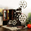 Projector Music Box Creative Retro Film Playing With Cosmetic Mirror Jewelry Box Home Decor
