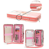 PU Casual Clutch 5.5 Inch Cartoon Functional Phone Wallet Case For iPhone Samsung Sony Huawei