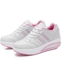Pu Color Match Lace Up Casual Platform Outdoor Sport Shake Shoes Sneakers