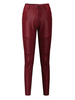 PU Leather Bodycon Skinny Slim Pencil Leggings Trousers For Women
