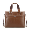 PU Leather Business Briefcase Shoulder Bag Crossbody Bag Handbag Computer Bag For Men
