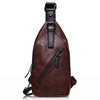 Pu Leather Crossbody Bag 6 Colors Chest Bag Business Sling Bag For Men Women