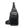 Pu Leather Crossbody Bag Business Chest Bag Casual Sling Bag For Men