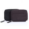 PU Leather Lichee Pattern Wallet 5 Card Slots Card Holder Zipper Coin Purse For Men