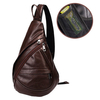 Pu Leather Men Crossbody Bag Casual Travel Cycling Satchel