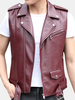 PU Leather Rivet Rock Vest