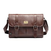 PU Leather Shoulder Bag Leisure Vintage Messenger Bag For Men
