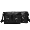 PU Leather Sling Bag Solid Crossbody Bag Casual Shoulder Bag For Men