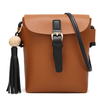 PU Leather Tassel Women Crossbody Bag Shoulder Bag Street Shooting Bag