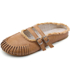 PU Short Tassel Front Buckle Flat Backless Loafers For Women