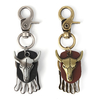 Punk Key Chain Bull Cow OX Head Gothic Tribe Key Chain