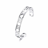 Punk Unisex Bracelet Rock Roman Numerals Men Women Bracelet Gift