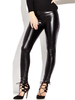 Punk Women Tight Skinny Black Faux Leather Legging
