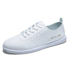 Pure Color Breathable Lace Up Casual Shoes For Women