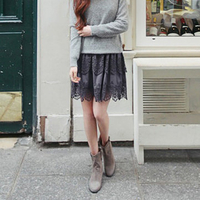 Pure Color Mid Calf Square Heel Boots For Women