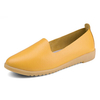 Pure Color Soft Comfortable Leather Ballet Flat Loafers