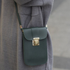 Pure Color Vintage 5.5inch Phone Bag Crossbody Bag Shoulder Bags