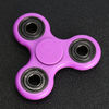 Purple Glow in the Dark Hand Spinner Fidget Tri-Spinner Fingertip Focus Gyro Toy