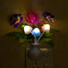 Purple Lotus LED Dimming Night Light 7 Colors Changing Light Control Decoration