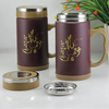 Purple Sand Insulation Cup Healthy Thermos Cup Purple Clay Mug Thermos Tea Bottle