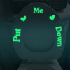Put Me Down Bathroom Luminous Sticker Toilet Fluorescent Wall Sticker Removable Sticker Toilet Decals