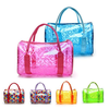 PVC Dot Fitness Swimming Shopping Bag Beach Handbag Totes Fashion Waterproof Portable Jelly Bag