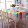 PVC Table Cloth Europe Rural Style Waterproof Oilproof Tablecloth Bronzing Rectangular Table Cover
