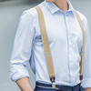 QIPAI Business Fashion Breathable Solid Color Band Collar Designer Shirts for Men