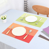 Quality Home Place Mat Fashion PVC Dining Table Mat Bowl Pad Coasters Waterproof Non-Slip Placemat