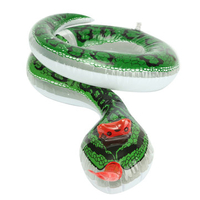 Realistic Inflatable Snake Toy Party Yard Pool Decor Beach Tricky Toys