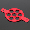 Red Seven Holes Omelette Pancake Tools Nonstick Pancake Maker Egg Ring Maker