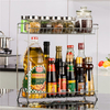 Removable Iron Wire Seasoning Frame Kitchen Racks Double Conveyor Rack Storage Rack