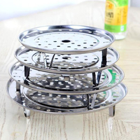 Removable Stainless Steel Water Vapor Steamer Multi-size Space-saving Kitchen Helper